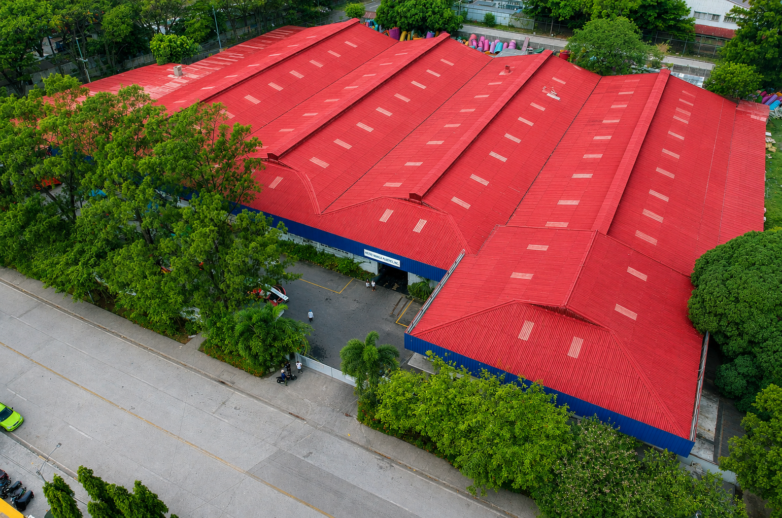 Factory Aerial View